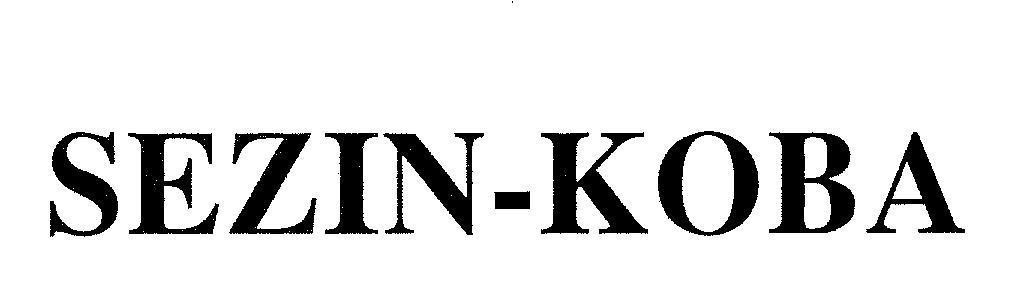 Mẫu nhãn hiệu SEZIN-KOBA