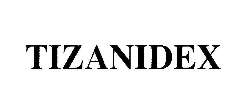 Mẫu nhãn hiệu TIZANIDEX