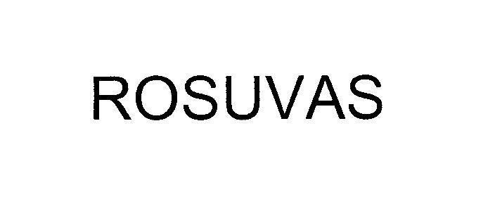 Mẫu nhãn hiệu ROSUVAS
