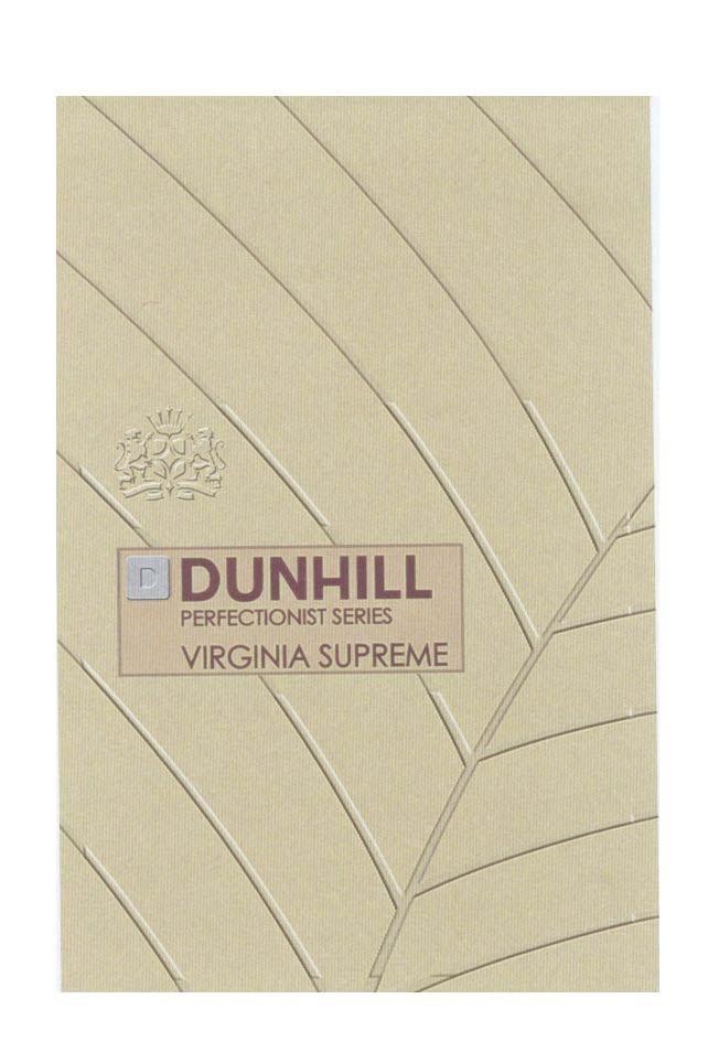 Mẫu nhãn hiệu D DUNHILL PERFECTIONIST SERIES VIRGINIA SUPREME