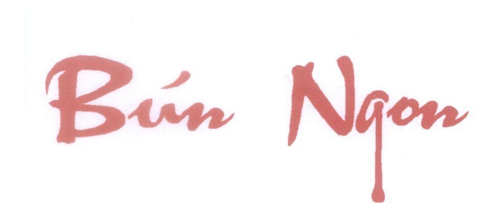 Mẫu nhãn hiệu Bún Ngon