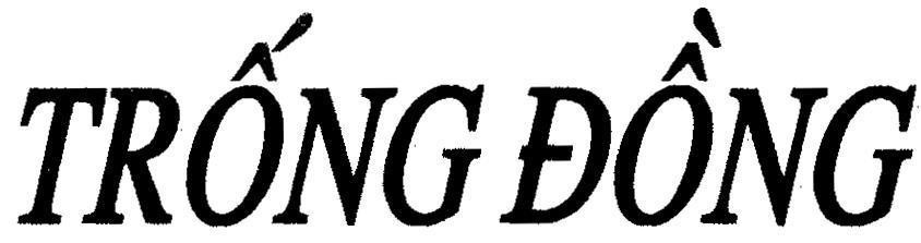 Mẫu nhãn hiệu Trống Đồng