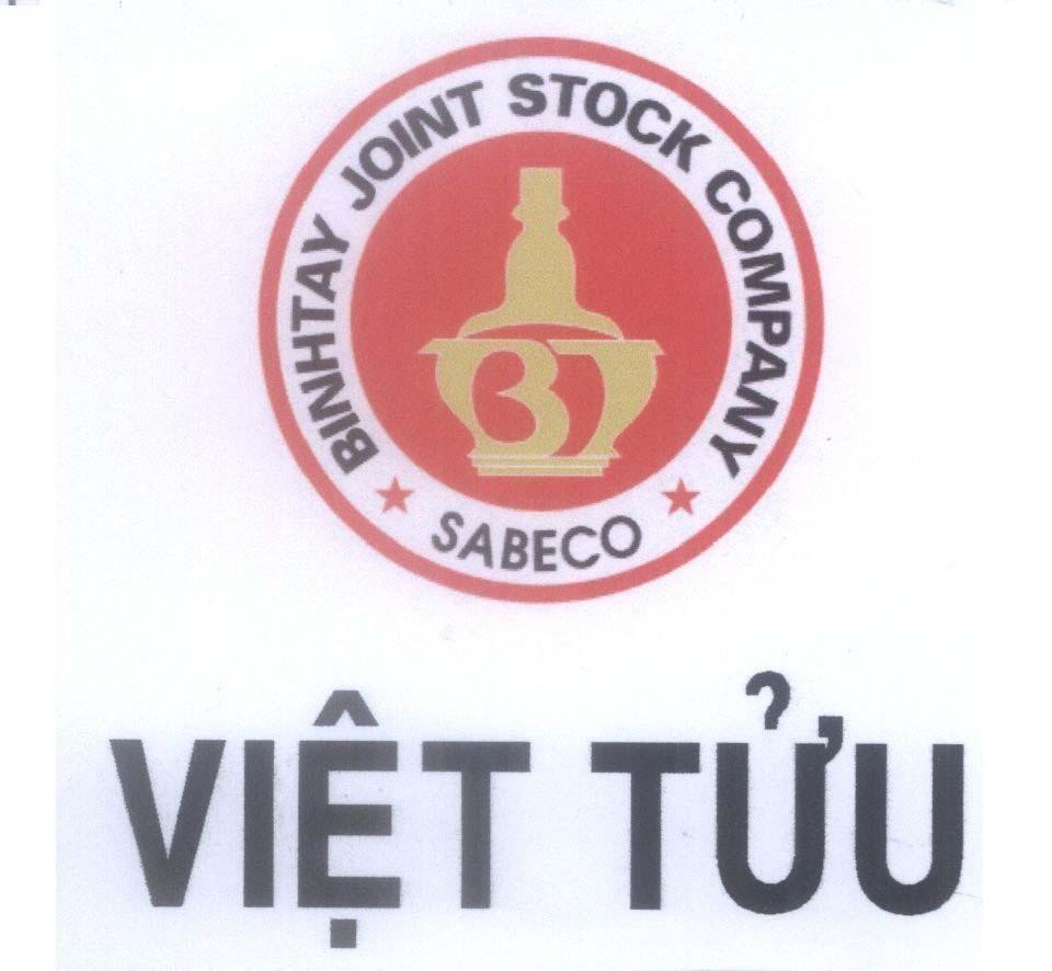 Mẫu nhãn hiệu B T BINH TAY JOINT STOCK COMPANY SABECO Việt Tửu