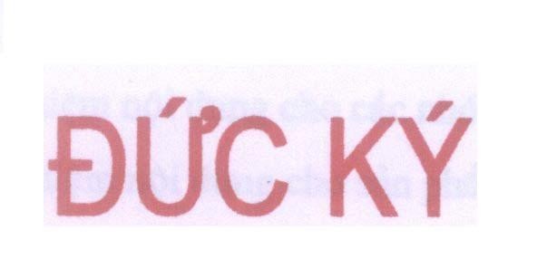 Mẫu nhãn hiệu Đức Ký