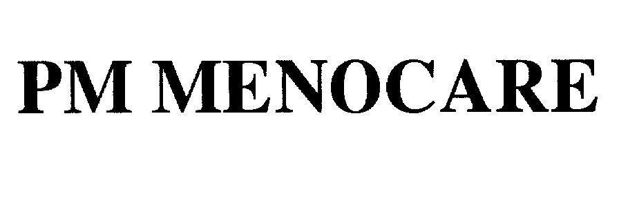 Mẫu nhãn hiệu PM MENOCARE