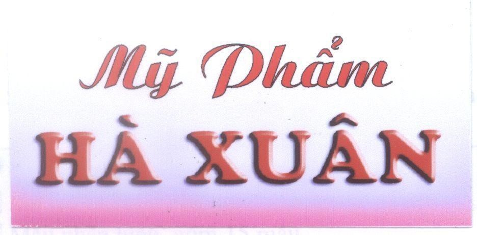 Mẫu nhãn hiệu Mỹ phẩm Hà Xuân