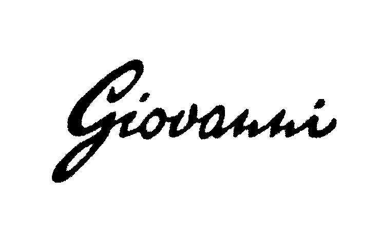 Mẫu nhãn hiệu giovanni