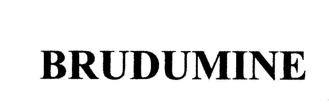 Mẫu nhãn hiệu BRUDUMINE