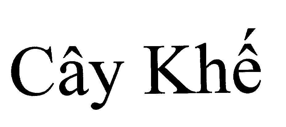 Mẫu nhãn hiệu Cây khế