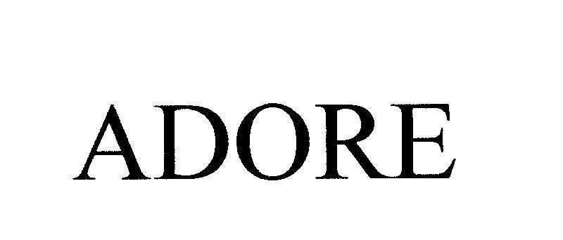 Mẫu nhãn hiệu ADORE