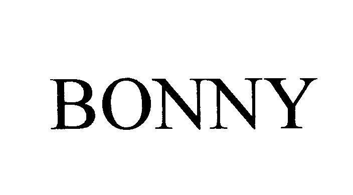 Mẫu nhãn hiệu BONNY