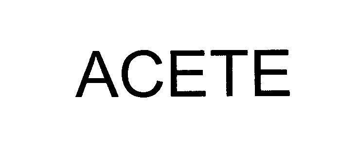 Mẫu nhãn hiệu ACETE