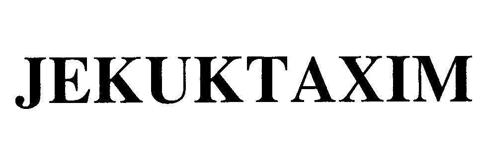 Mẫu nhãn hiệu JEKUKTAXIM