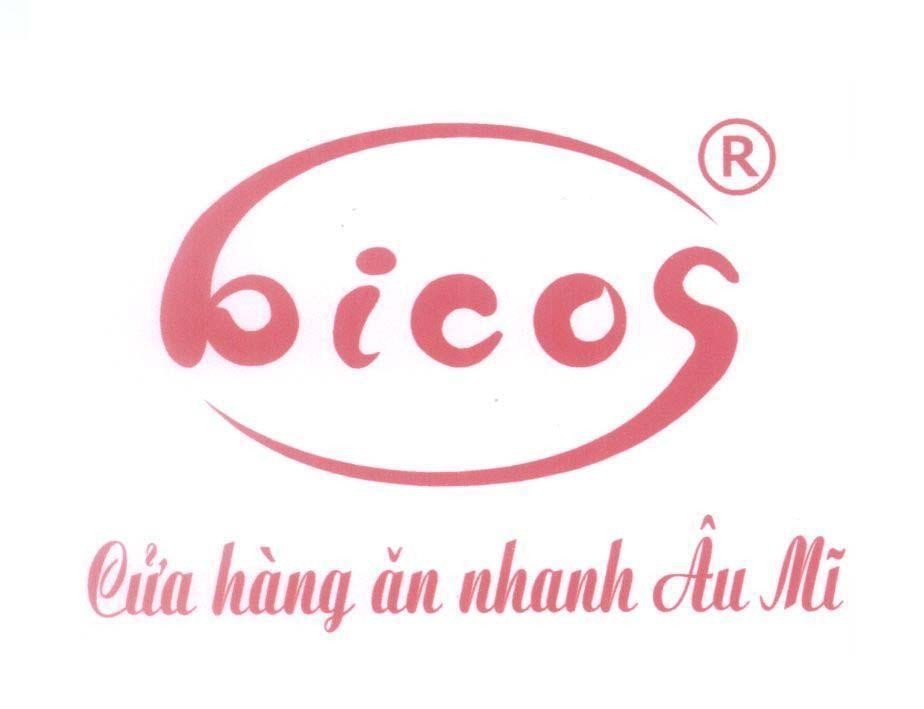 Mẫu nhãn hiệu bicos Cửa hàng ăn nhanh Âu Mĩ