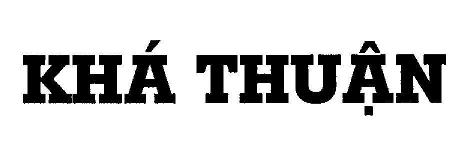 Mẫu nhãn hiệu Khá Thuận