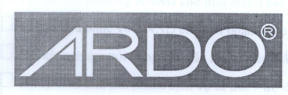 Mẫu nhãn hiệu ARDO