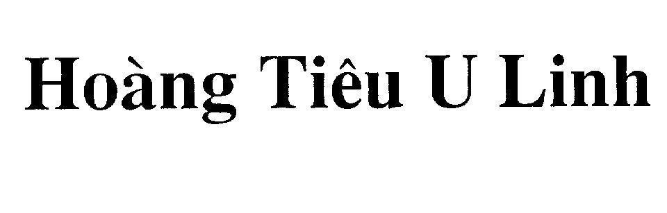 Mẫu nhãn hiệu Hoàng Tiêu U Linh