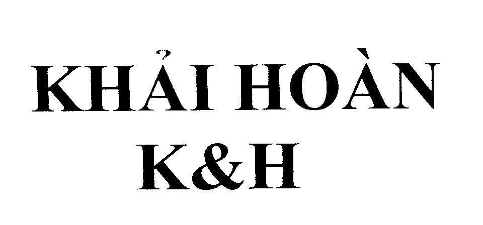 Mẫu nhãn hiệu Khải Hoàn K&H
