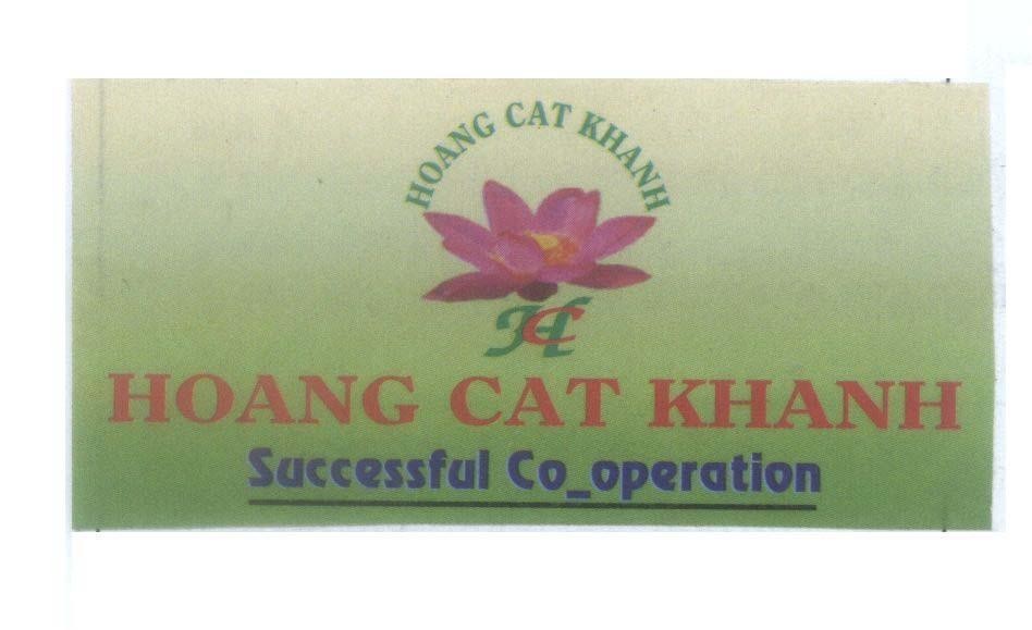 Mẫu nhãn hiệu HOANG CAT KHANH CH Successful Co_operation