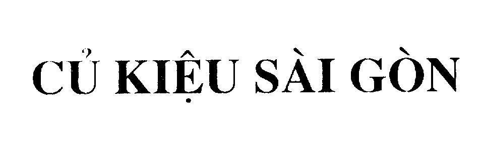 Mẫu nhãn hiệu Củ kiệu Sài Gòn