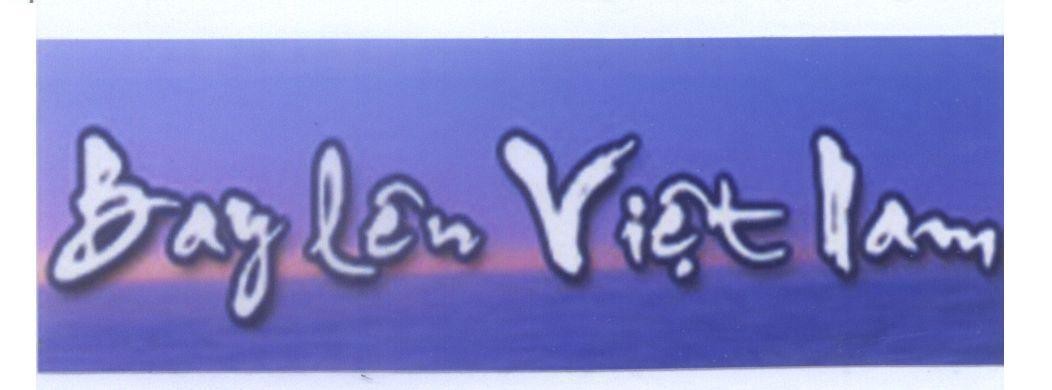 Mẫu nhãn hiệu Bay lên Việt Nam