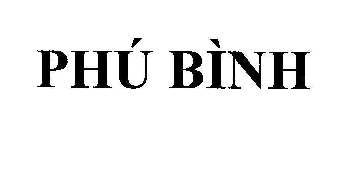Mẫu nhãn hiệu Phú Bình