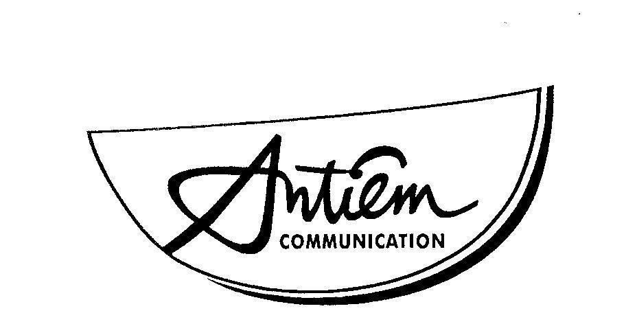 Mẫu nhãn hiệu Antiêm COMMUNICATION