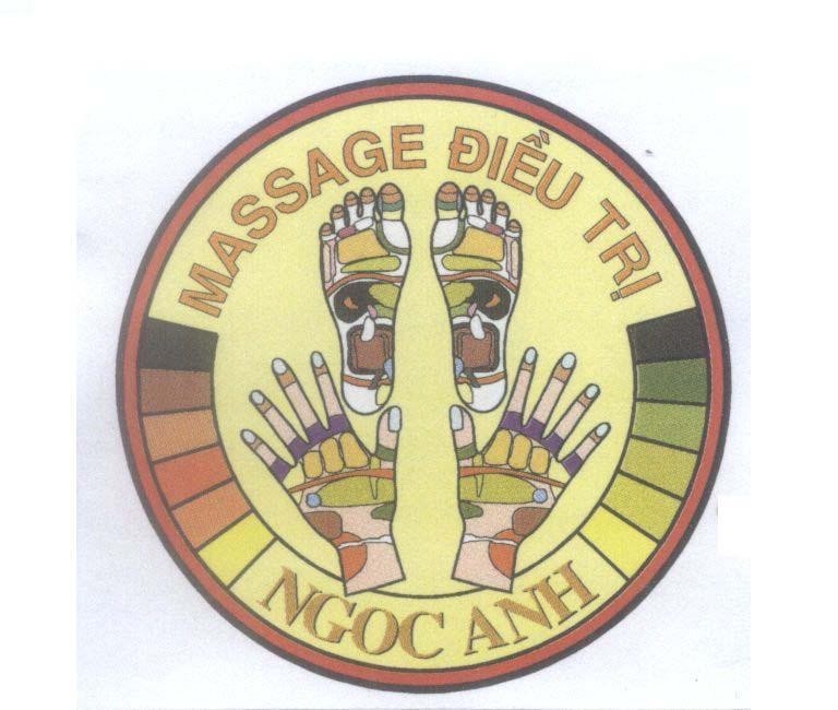 Mẫu nhãn hiệu MASSAGE Điều Trị NGOC ANH