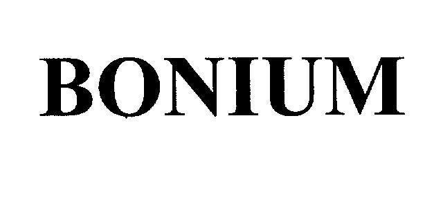 Mẫu nhãn hiệu BONIUM
