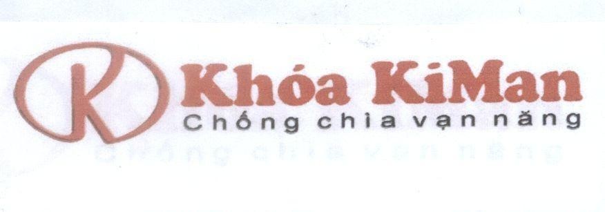Mẫu nhãn hiệu K Khoá KiMan Chống chìa vạn năng