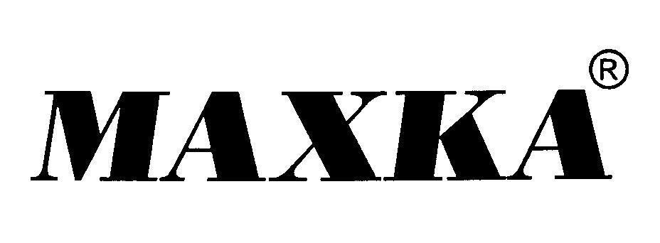 Mẫu nhãn hiệu MAXKA