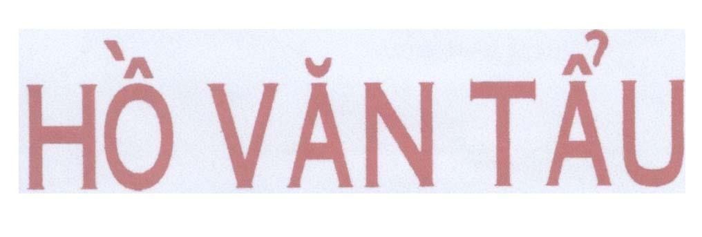 Mẫu nhãn hiệu Hồ Văn Tẩu