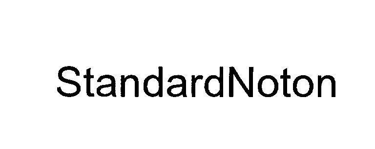 Mẫu nhãn hiệu StandardNoton
