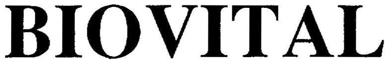 Mẫu nhãn hiệu BIOVITAL