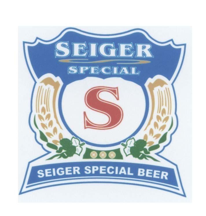 Mẫu nhãn hiệu S SEIGER SPECIAL BEER