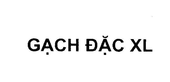Mẫu nhãn hiệu Gạch Đặc XL