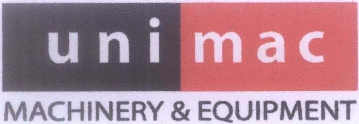 Mẫu nhãn hiệu unimac MACHINERY & EQUIPMENT