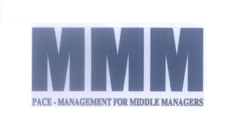 Mẫu nhãn hiệu MMM PACE-MANAGEMENT FOR MIDDLE MANAGERS