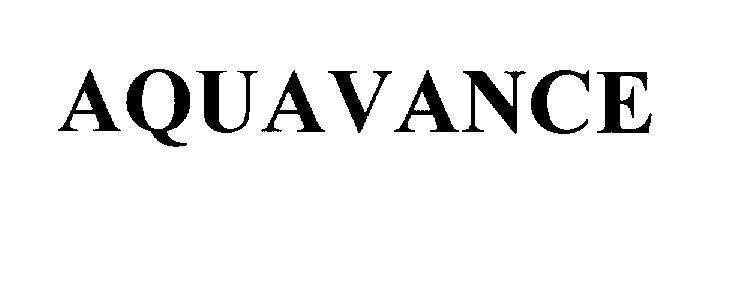 Mẫu nhãn hiệu AQUAVANCE