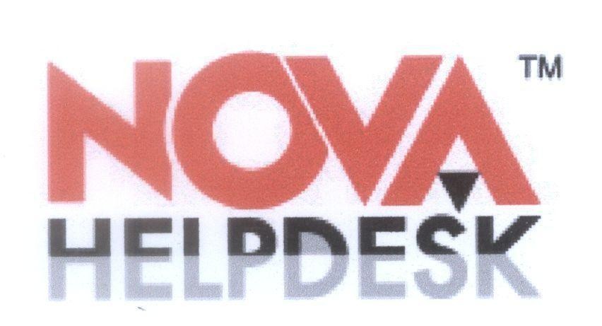 Mẫu nhãn hiệu NOVA HELPDESK
