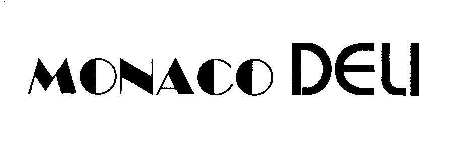 Mẫu nhãn hiệu MONACO DELI