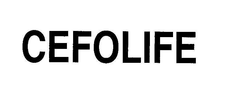 Mẫu nhãn hiệu CEFOLIFE
