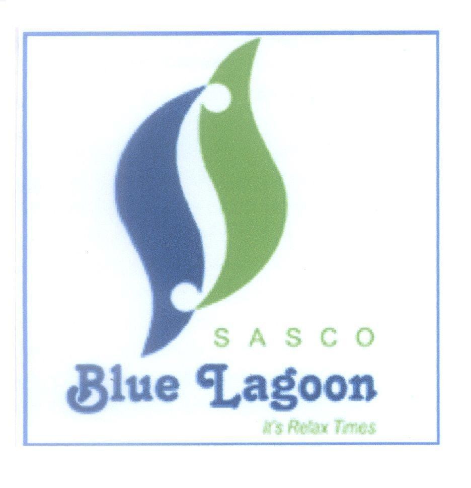 Mẫu nhãn hiệu SASCO Blue Lagoon it's Relax Times