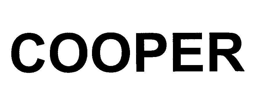 Mẫu nhãn hiệu COOPER