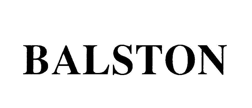 Mẫu nhãn hiệu BALSTON