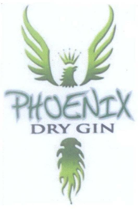 Mẫu nhãn hiệu PHOENIX DRY GIN
