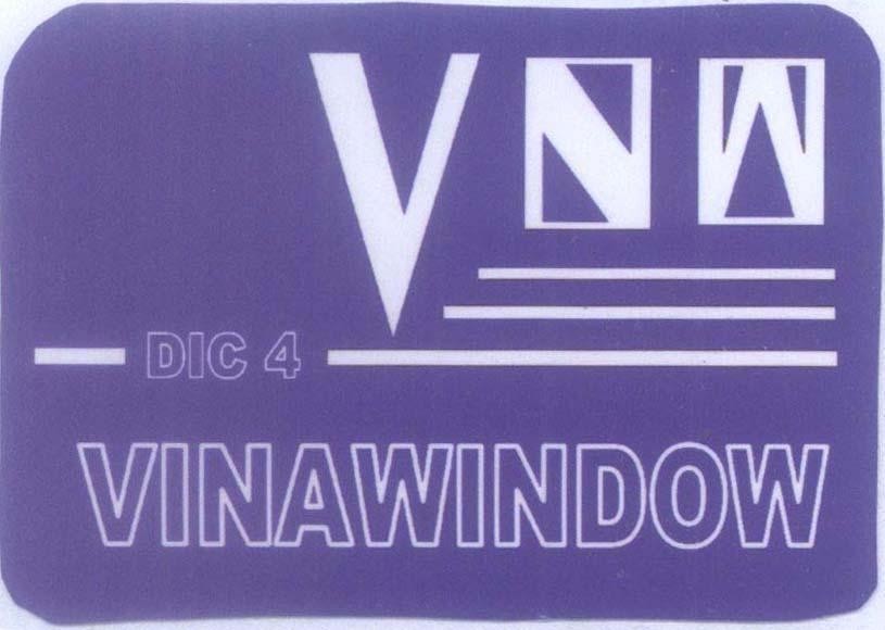 Mẫu nhãn hiệu VNW DIC 4 VINAWINDOW