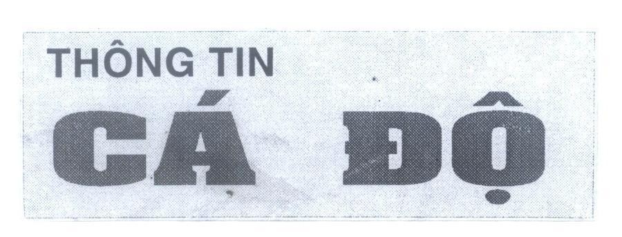 Mẫu nhãn hiệu Thông tin cá độ