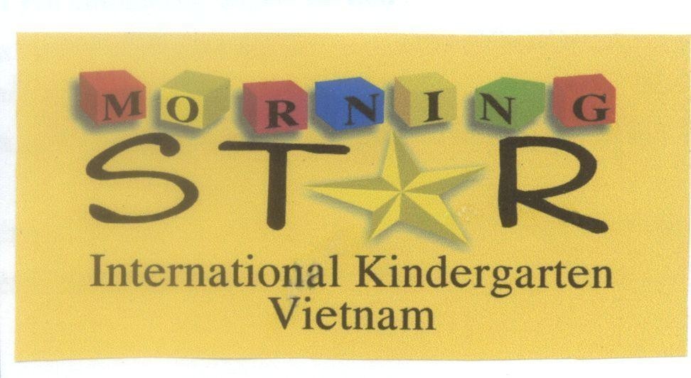 Mẫu nhãn hiệu MORNING STAR International Kindergarten Vietnam