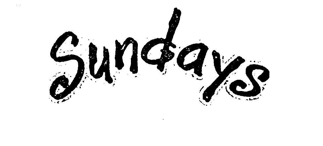 Mẫu nhãn hiệu Sundays